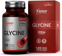 GH Glicina, 120 Cápsulas, 1000mg L-Glicina | 1000mg de L-Glicina por Porción | Cápsulas de Alta Potencia | Sin OGM, Gluten ni Alérgenos | Fabricado en el Reino Unido