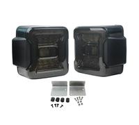 GHAEKEBC Luz Trasera Freno Marcha Atrás Intermitente Diurno Para Jeep Para Wrangler JK 2007 2008 2009-2017(Lente negra)
