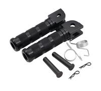 GHAEKEBC Pedal Trasero De Aluminio para Motocicleta para CB650F para Dax para Monkey Piezas De Uso General para Motos De Cross Estriberas para Motocicletas(Negro)