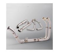 GHAEKEBC Silenciadores Escape Tubo De Enlace Central Delantero De Escape De Motocicleta para Ninja 400 EX400 Z400 17 2018-2024(yo)