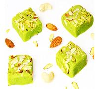 Ghasitaram Gifts Indian Sweets - Sugar free Pista mawa barfi 200 gms