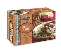 Ghasitaram's (Mumbai) Besan Barfi, Authentic Indian Food and Sweets Mithai - 400 grams (14 oz)