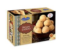 Ghasitaram's (Mumbai) Besan Ladoo, Authentic Indian Food and Sweets Mithai - 400 grams (14 oz)