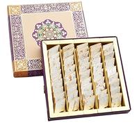 Ghasitaram's (Mumbai) Pure Fresh Kaju Katli in a Gift Box, Authentic Indian Food and Sweets Mithai - 400 grams (14 oz)