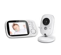 'GHB bebé Monitor 3.2 LCD Color vigila bebes vídeo Vigilabebés Video Camera Surveillance 2.4 GHz radios volante Babyviewer de noctovision.