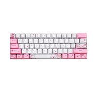 GHBOTTOM 71 teclas Teclas Dye Sublimation OEM Profile Teclado mecánico Cherry Blossom Keycap para Rk61 Series Gans Alt61 Series Dye Sublimation Keycaps