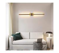 GHBSDNEPP Lámpara de Pared de Tira de Metal Moderna, Barra Delgada, Lineal, Luces de Espejo, Fondo de Sofá de Sala de Estar, Dormitorio, Mesita de Noche, Aplique de Pared Led, Pasillo, Luminaria Monta
