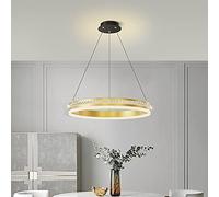 GHBSDNEPP Lámpara de Techo Colgante Reled de 62 W, Compatible con Sala de Estar, Dormitorio, Salón Y Comedor. Mantenga Sus Ojos Bien Abiertos./Oro/Luz Cálida