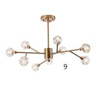 GHBSDNEPP Lámparas de Araña de Cristal Posmodernas Atmosphere Lámparas Colgantes de Ramas de Árbol de Alta Gama Lámpara de Araña Led Lámpara de Múltiples Cabezales Herrajes para Lámpara de Araña Panta