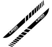 GHCPMQ 2 Piezas Calcomanía Rayas Coche para Mitsubishi L200,Auto Lateral Parachoques Decoración Impermeable Pegatinas Rayas