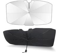 GHCPMQ Coche Parabrisas Parasol para VW Touareg 2019-2023,Aislamiento Térmico Protección Solar Coche Parabrisas Delantero Plegable Parasol Paraguas