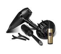 ghd air kit + Bodyguard - Secador de pelo profesional con tecnología iónica, difusor, cepillo cerámico 2 clips ghd y protector térmico