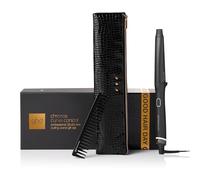 ghd Chronos Curve - Juego de regalo de varita cónica festiva, rizador de pelo, con cepillo de paleta y bolsa resistente al calor, para rizos de playa que duran todo el día