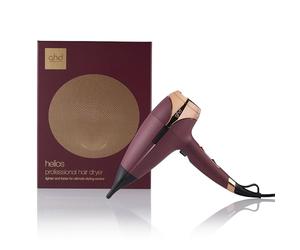 ghd Helios Burdeos - Secador de Pelo Profesional, Ligero, Secado Rápido, Máximo Control del Peinado - Para Todo Tipo de Cabello - (Enchufe Europeo)