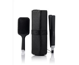 GHD Platinum + Paddle Brush Gift Set Plancha del Pelo 185º + Cepillo de Pala + Bolsa Negro