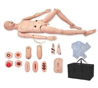 GHDE&MD Multi-Functional Patient Care Manikin, Nursing Training Patient Care Simulator with Interchangeable Genitals and Bedsore Modules for Nursing Medical Training