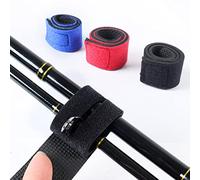 GHEART Cintas Caña De Pescar, Cañas Pescar Ajustables Correa, Correa de Velcro Elástica para Caña De Pescar, Cañas de Pescar Correa Cintas, Policromo Cinturón Elástico, para CañAs De Pescar,6PC