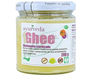 Ghee Bio Ayurveda 200g | Mantequilla Clarificada Ecológica | Cocina Saludable | Apta para Paleo y Keto