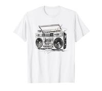 Ghetto Blaster Hip Hop de los 80, Street Gangster, amante del rap Camiseta