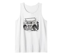 Ghetto Blaster Hip Hop de los 80, Street Gangster, Amante del Rap Camiseta sin Mangas