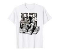 Ghetto Blaster Old School Hip Hop Camiseta Retro Boombox Camiseta gráfica económica