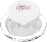 Ghetto Blaster Y2K Dollar Boom Box de los 70, 80 y 90 PopSockets PopGrip para MagSafe