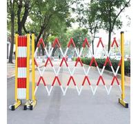 GHFXSCV Barrera de tráfico portátil y Extensible - Puerta de Seguridad Plegable y Duradera para Control de multitudes y gestión de tráfico en estacionamientos al Aire Libre - Barricada Ind