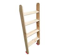 GHFXSCV Escalera para literas de Alta Resistencia con Almohadilla de Goma, Escalera de Madera ecológica para Apartamentos, Dormitorio, casa o Cama elevadora (Color: 125 cm/49)