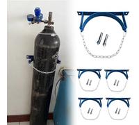 GHFXSCV Paquete de 5 Soportes de Pared para Tanques de oxígeno, Soporte Duradero con Tornillos para Botellas de nitrógeno, hidrógeno y propano de 9-4/5". Ideal para centros de atención y Salas de ho