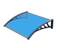 GHFXSCV Toldo de policarbonato de 31x47 Pulgadas para Ventana - Cubierta para Puerta de Patio Exterior para protección contra la Lluvia, la Nieve y el Sol - Refugio de jardín Duradero y Elegante par