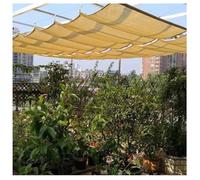 GHFXSCV Toldo Ondulado retráctil con protección UV, Vela Parasol Impermeable con Kit de Montaje para pérgola y Porche.