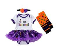 GHHDPDMJ Disfraz de Halloween para bebé (6-9 Meses), Mono de Forro Polar (18-24 Meses), Jersey navideño con Luces (3-6 Meses), Ropa para niña, Conjuntos para niño (0-3 Meses) # Simple Joys by Baby Bo