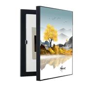 GHHQQZ Caja Cubierta Decoración Pinturas Estilo Vertical Cuadros Tapar Cuadro Electrico Circuit Breaker Panel Covers Pared Dormitorio Junto Cama(B,45x55cm)