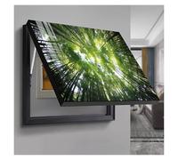 GHHQQZ Cubre Contadores Luz Apertura Cierre Silenciosos Cubierta Panel Eléctrico Caja Medidor Pintura Decorativa Hoteles Centros Comerciales(C,35x45cm)