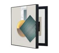 GHHQQZ Decorativa Moderna Eléctrica Contadores Estilo Vertical Cubre Cuadro Electrico Tapa Caja Fusibles Armario Pasillo Estudio(A,35x45cm)