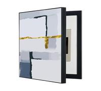 GHHQQZ Decorativa Moderna Eléctrica Contadores Estilo Vertical Cubre Cuadro Electrico Tapa Caja Fusibles Armario Pasillo Estudio(B,50x60cm)