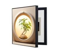 GHHQQZ Electrico Decorativos Caja Medidor Circuit Breaker Panel Covers Estilo Vertical Cubre Contadores Luz Pared Cabecero(C,40x50cm)