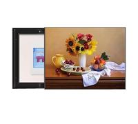 GHHQQZ Electrico Decorativos Caja Medidor Sliding Door Cubre Contadores Luz Cubierta Decoración Pinturas Balcony Dining Area(B,35x45cm)