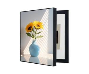 GHHQQZ Ocultar Contador Tapa Caja Cubierta Decoración Pinturas No Requiere Taladrar Pintura Cajas Distribución Eléctrica Zona Baño(D,50x60cm)