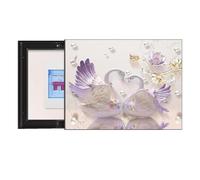 GHHQQZ Pintura Cajas Distribución Eléctric Slide to The Right Decorativa Panel Eléctrico Cubre Contadores Luz Corridor Balcony(C,50x70cm)