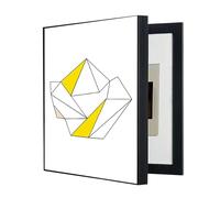 GHHQQZ Pintura Decorativa Caja Contador Cubre Cuadro Electrico Distribución Vertical Circuit Breaker Panel Covers Habitación Hotel(B,30x40cm)