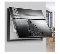 GHHQQZ Pintura Distribución Eléctric Tapa Contador Luz con Barra Soporte Caja Medidor Eléctrico Pintura Decorativa Salón Vestíbulo(C,30x40cm)