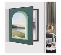 GHHQQZ Tapa Caja Fusibles Armario Abrir Izquierda Cubre Contadores Luz Decorative Electrical Panel Cover Balcón Restaurante(C,60x70cm)