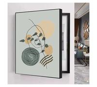 GHHQQZ Tapa Caja Fusibles Armario Abrir Izquierda Cubre Contadores Luz Decorative Electrical Panel Cover Balcón Restaurante(A,45x55cm)