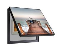 GHHQQZ Tapa Cuadro Electrico Decorativo Cubre Contadores Luz Levantar hacia Arriba Caja Cubierta Decoración Pinturas Sala Actividades(B,45x55cm)