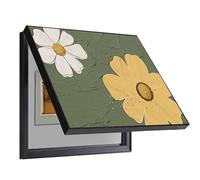 GHHQQZ Tapa Cuadro Electrico Decorativo Cubre Contadores Luz Levantar hacia Arriba Caja Cubierta Decoración Pinturas Sala Actividades(D,40x50cm)