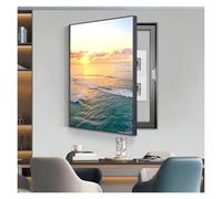 GHHQQZ Tapa Cuadro Electrico Decorativo Marco Negro Caja Medidor Pintura Decorativa Desmontable Cubre Contadores Luz Cocina Pasillo(E,50x70cm)