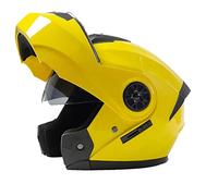 GHHTHEN Casco Modular para Motocicleta, abatible hacia Arriba, con Doble Visera antivaho, Casco Integral para Motocicleta, Material ABS, 2 Modos, Aprobado por Dot/ECE para jóvenes, Hombres y muj