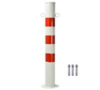 GHHVFEC Bolardo de tráfico de Acero de Alta Resistencia con características inoxidables e Impermeables. Barrera de Seguridad Duradera para la Seguridad en entradas de vehículos y Carreteras. 1 Pieza