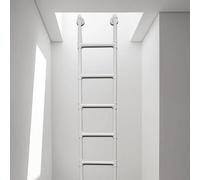 GHHVFEC Escalera de Emergencia de Metal de 100-300 cm para Loft, Villa, Multiusos, para sótano, litera, Seguridad en el hogar (185 cm/73 Pulgadas)